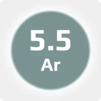 Аргон (Ar) 5.5 (99,9995%) в моноблоке 12х50л 200бар, соединение  G3-4 (DIN 9)