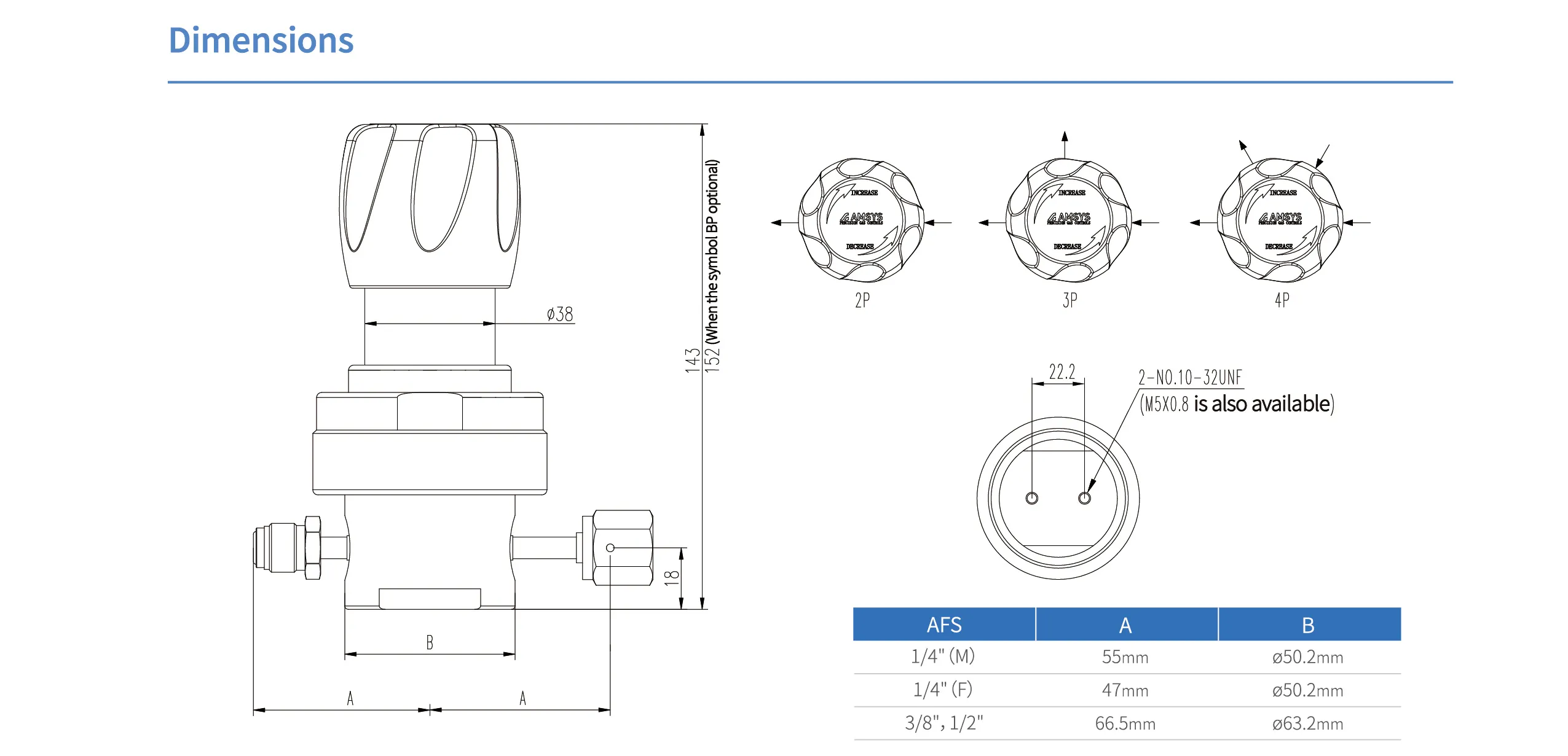 Регулятор AMFLO UHP AU24 Материал: Код S (Body-SUS316L VAR; Gland-SUS316L;Poppet, Nozzle,Diaphragm-Hastelloy®C-22; Seat: PCTFE) ; Поверхность 0.25 um; 4х портовый, вх. давл. 159 бар, CV-0.45