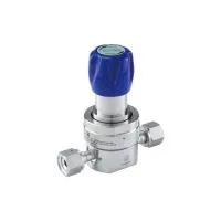 Регулятор AMFLO UHP AU23 Материал: Код ZH (Body,Gland-SUS316L;Poppet, Nozzle,Diaphragm-Hastelloy®C-22,Seat: PCTFE) ; Поверхность 0.25 um; 2х портовый, вх. давл. 206 бар, CV-0.9
